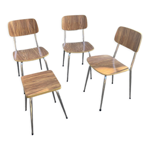 Chaises en formica avec