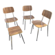 Formica chairs with stool