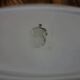 Earthenware bowl KG Luneville Badonviller blue flowers