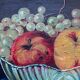 Hsp painting "still life with fruit" signed leyval early xx°