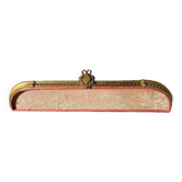 Ancien ciel de lit en cuivre jaune et bronze