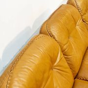De Sede DS101 three-seater in cognac leather.