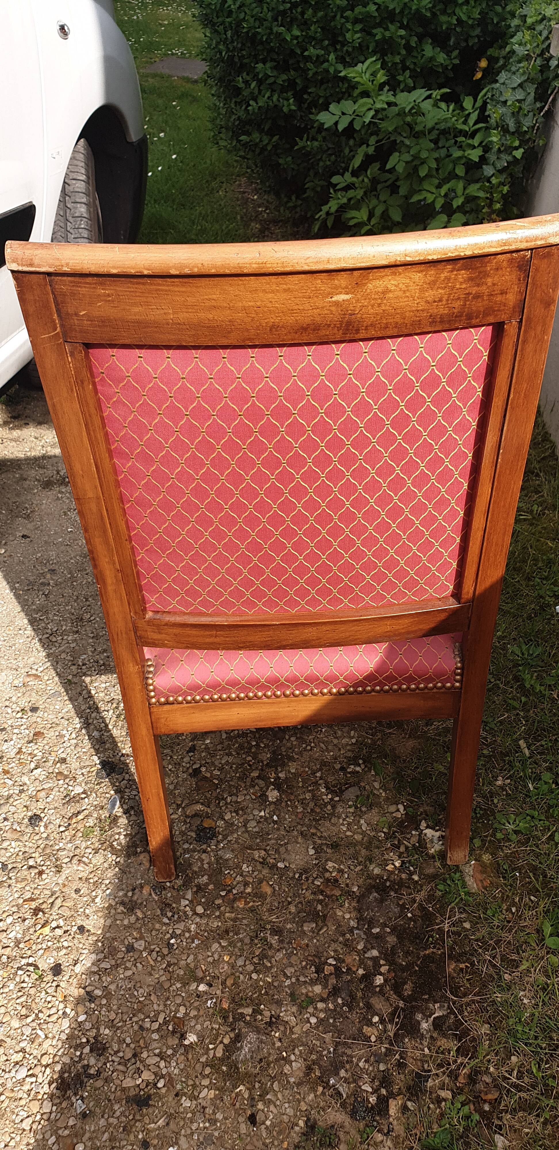 Restoration style armchair from the mid-20th century