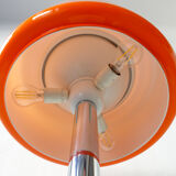 Floor Lamp Chrome and Orange, 1970's