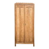 Parisian Art Deco wardrobe, raw wood.