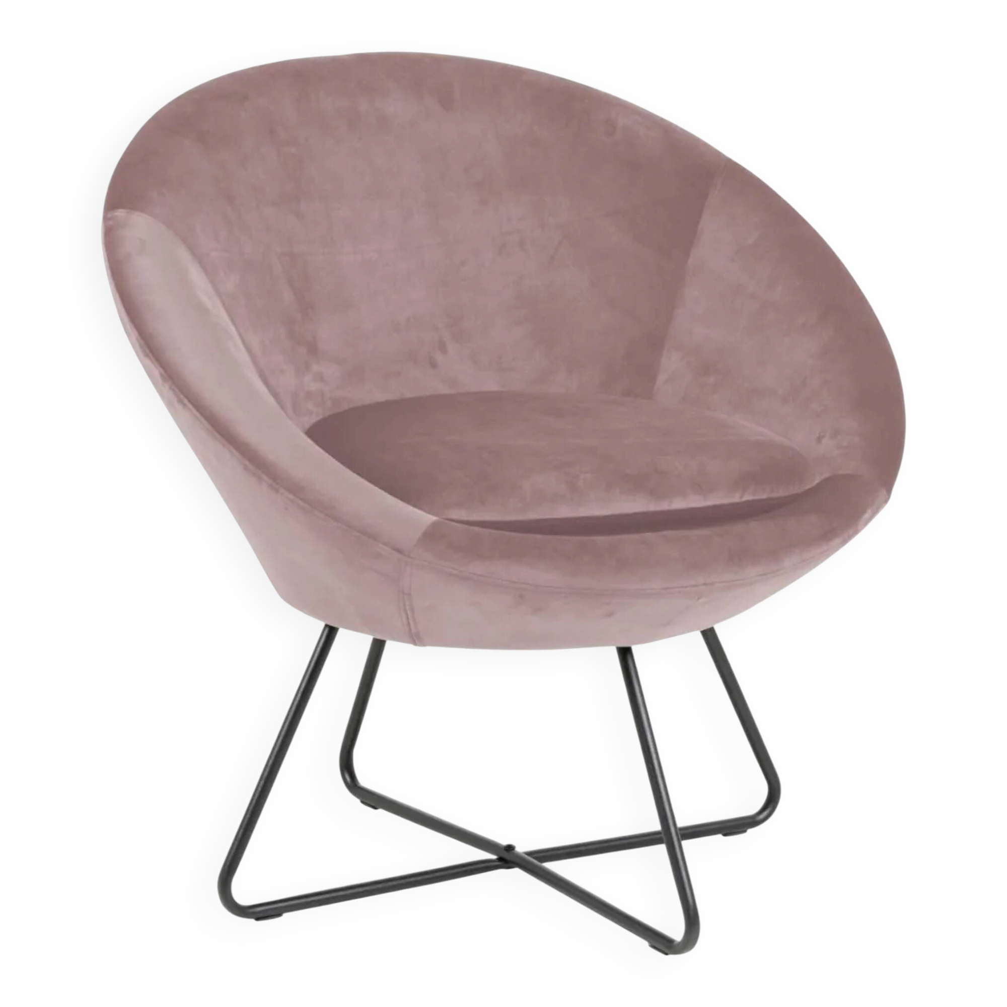 Velvet armchair