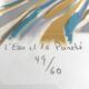 MANESSIER The Water and Purity, 1959. Original lithograph signed in pencil.