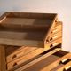 Antique plan cabinet in beech wood – Central Europe, around 1950