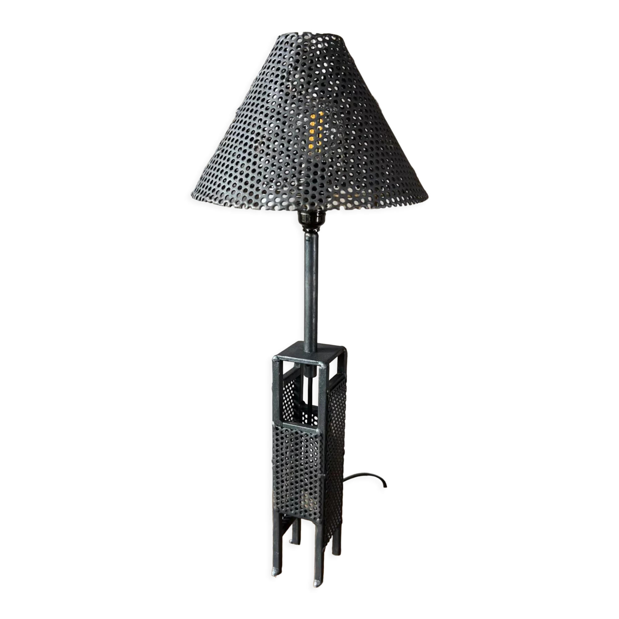 Handmade lamp industrial style