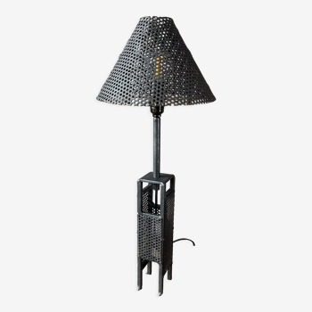 Lampe artisanale style industriel