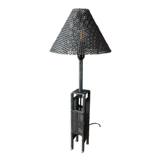 Lampe artisanale style industriel
