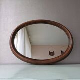 Vintage oval mirror from the 80s