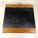 Hans Eichenberger leather coffee-side table Girsberger, Switzerland