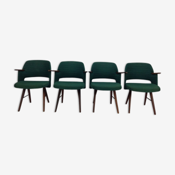 Set of 4 chairs vintage FT30 by Cees Braakman for UMS Pastoe 1960