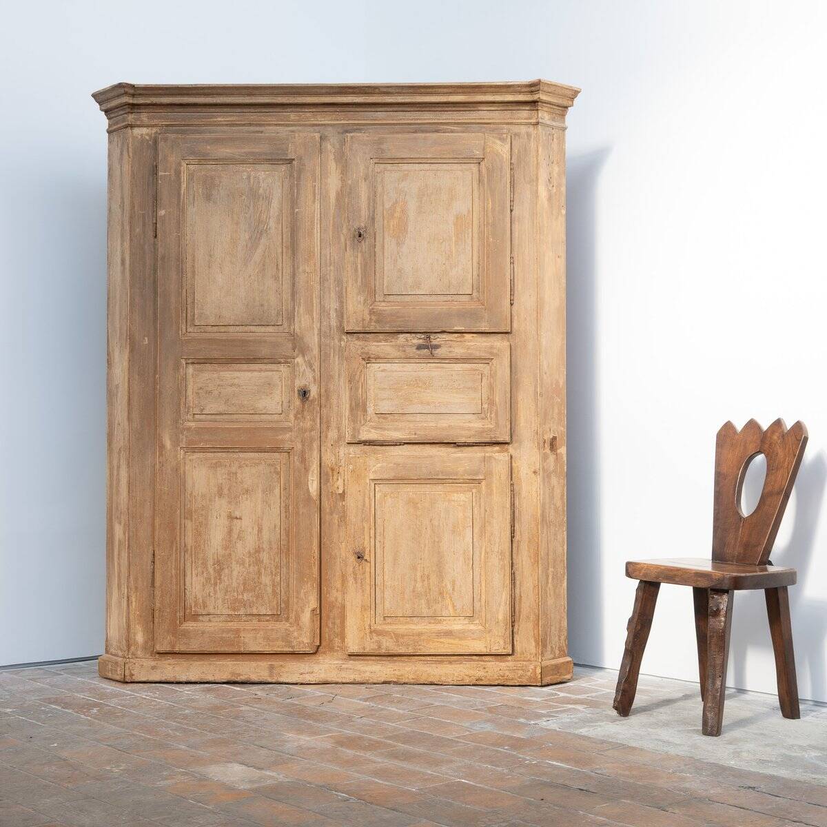 Antique Wooden Corner Cabinet, 1880