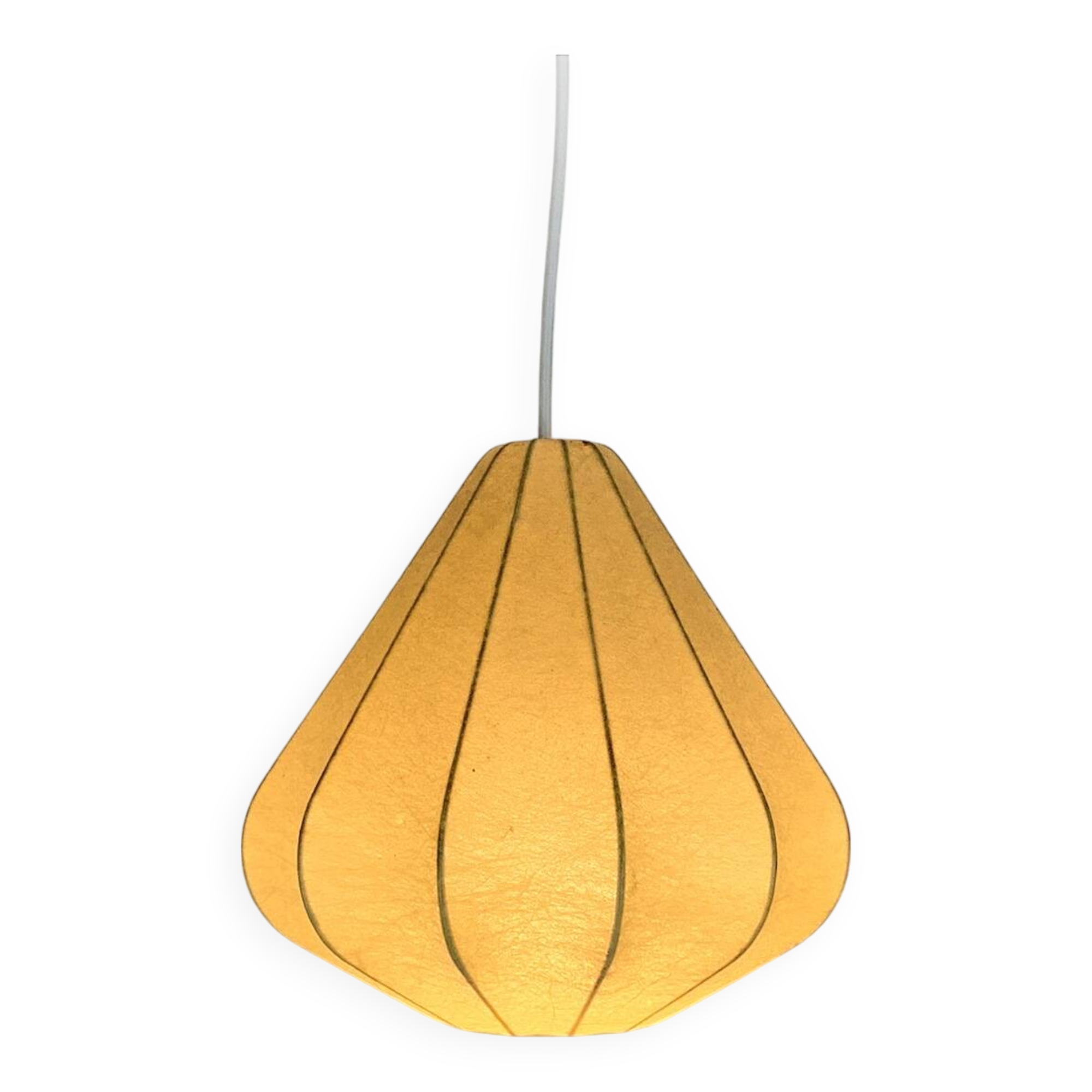 Cocoon Pendant Lamp, Friedel Wauer for Goldkant Leuchten, 1960s