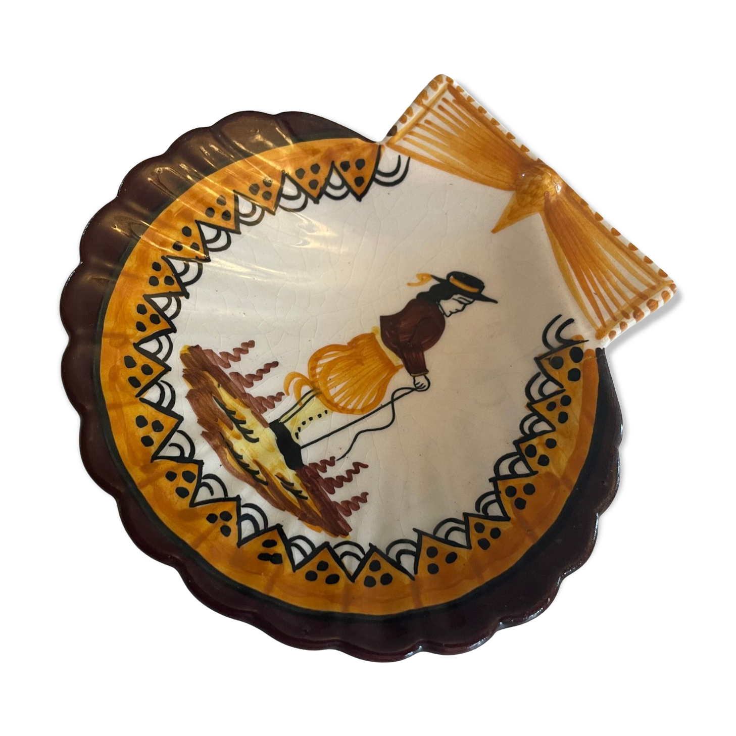 Faience cup quimper hb