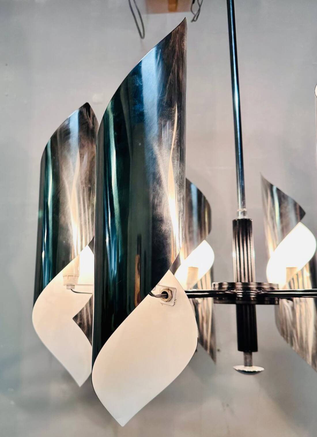 Lampadario vintage moderno, anni '70