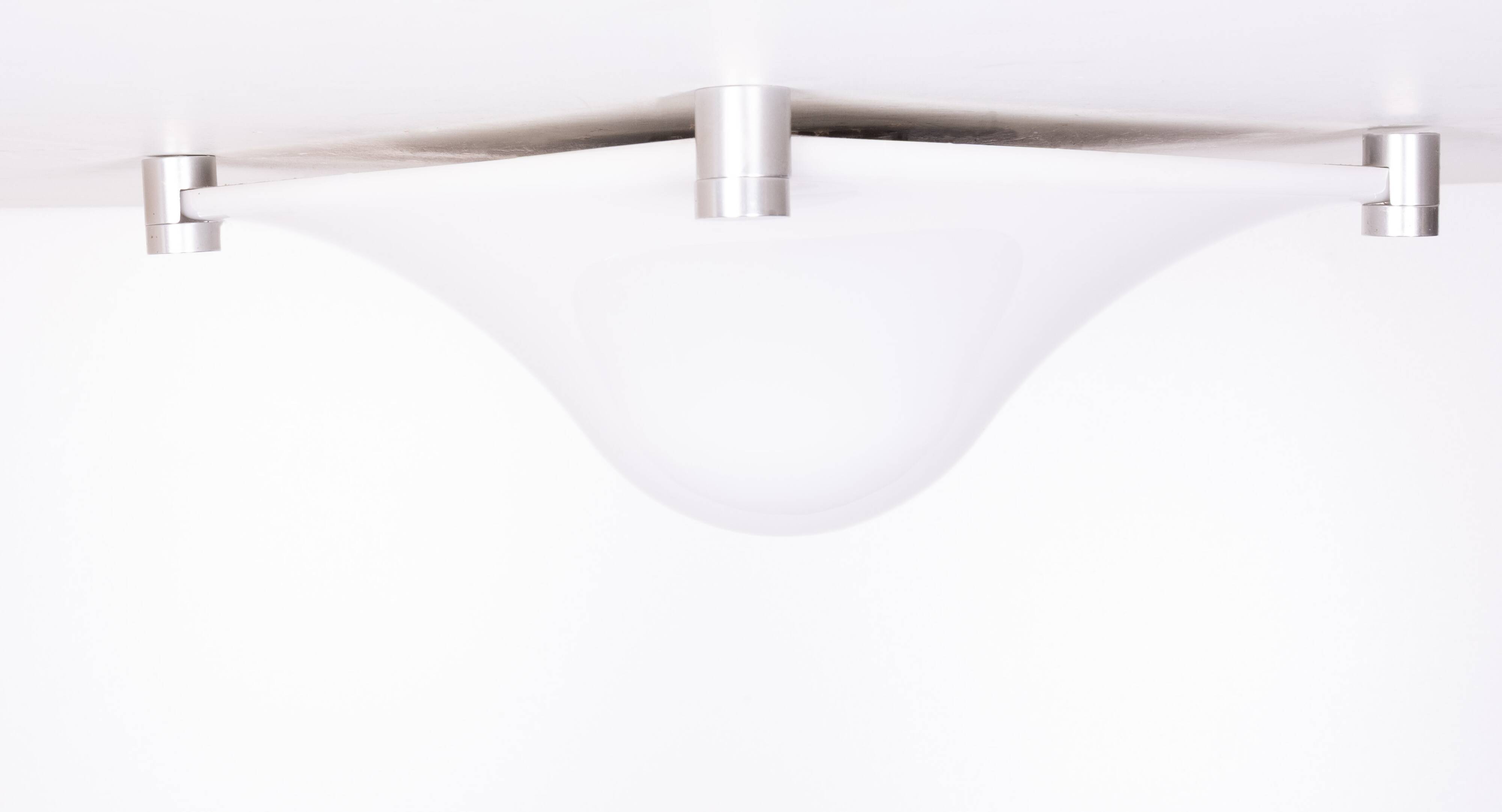 Martinelli Luce Bolla Flush Mount or Wall Lamp 1970s Italy