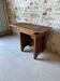 Small antique walnut table with extension – desk / serving table
