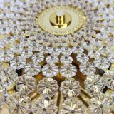 Wall sconce with magnificent flowers by Emil Stejnar, Austria, 1960s.