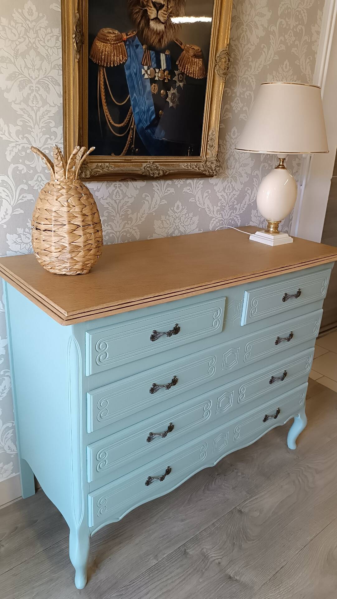 Commode de style Louis XV, restaurée