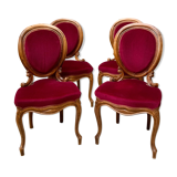 4 medallion chairs
