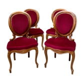 4 medallion chairs