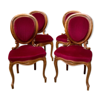 4 medallion chairs