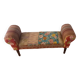 Bohemian chic decorative bench/end of bed