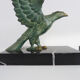 Pair of art deco eagle bookbands in marble and regulates, eagle bookbands. Year 30