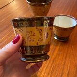 Trio of Jersey earthenware mugs