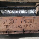 Bottles in wooden box