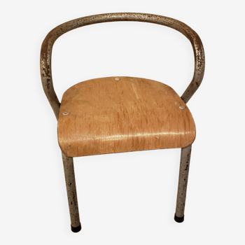 Chaise d'école années 50