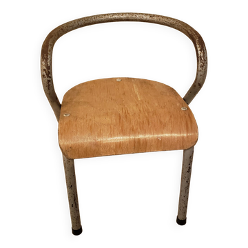 Chaise d'école années 50