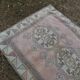 Vintage Turkish Oushak rug 121x140 cm