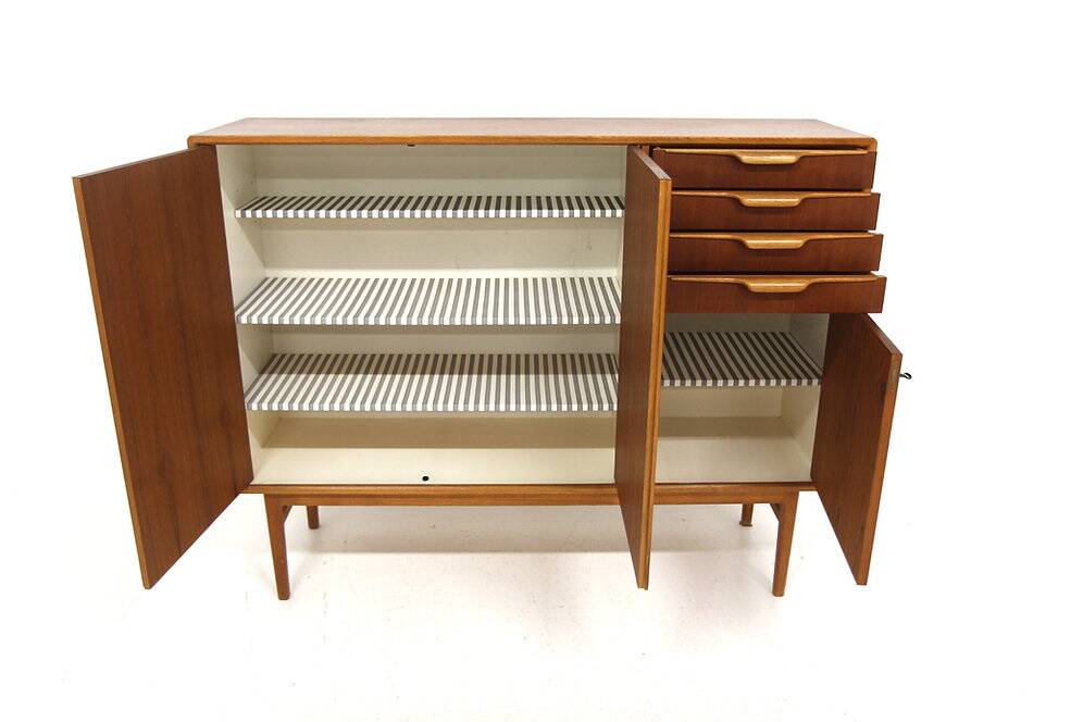 Scandinavian teak sideboard "Reno", Bertil Fridhagen, Bodafors, Sweden