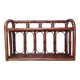 Vintage rattan wall shelf