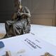 Antique Napoleon III regule statuette