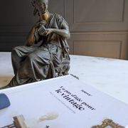 Antique Napoleon III regule statuette