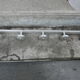 Coat rack 5 hooks aluminum of the 50s