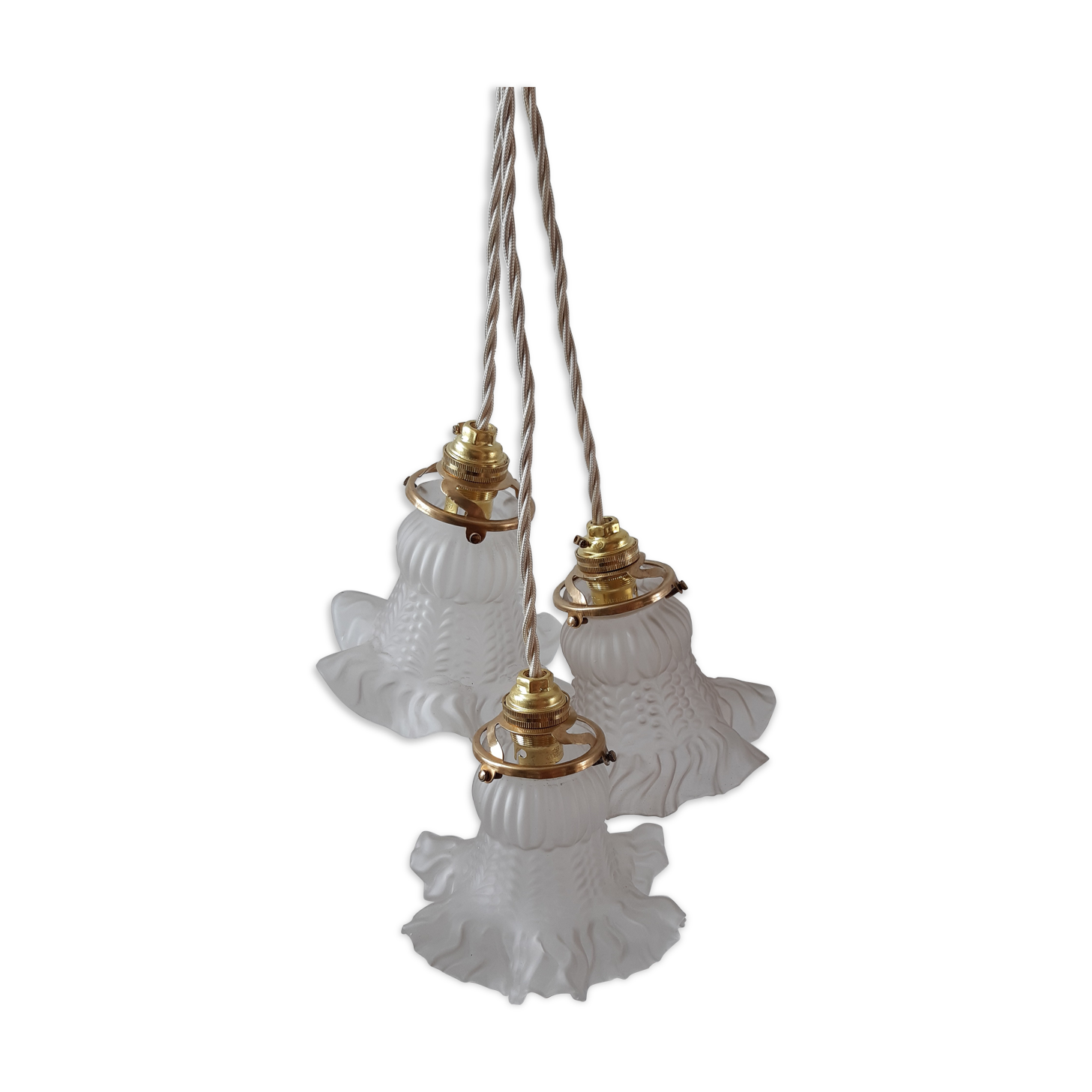 Trio of tulip walking suspensions 40s-50s