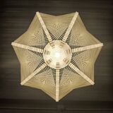 Vintage Space-Age Paul Secon nylon wire pendant lamp Sompex