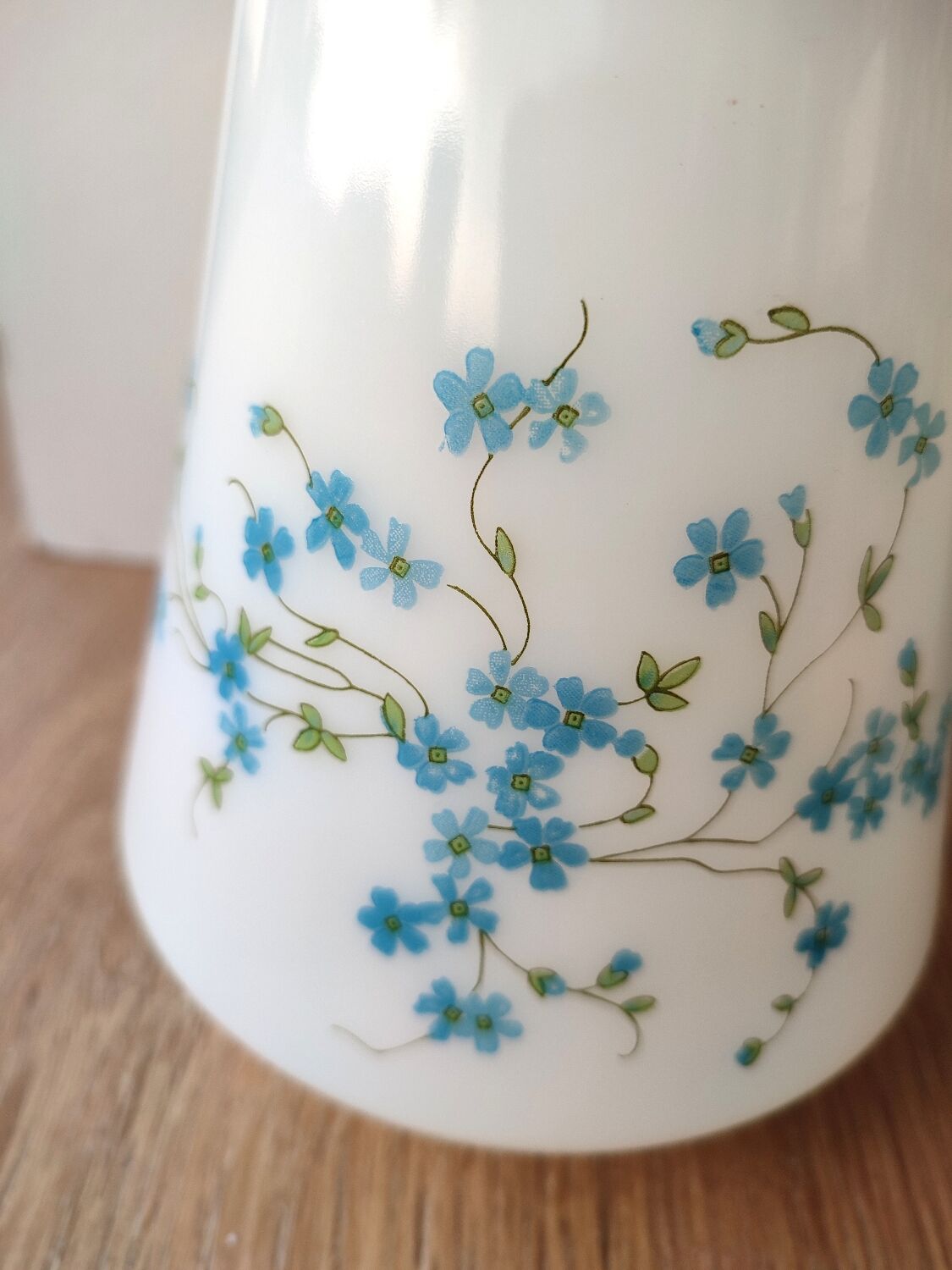 Vintage floral decanter