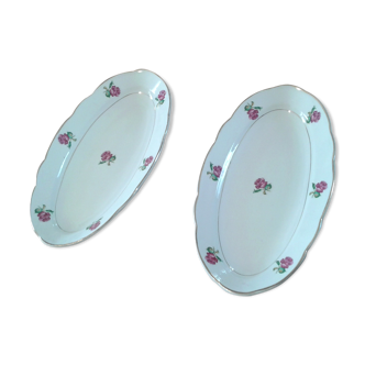 2 raviers en demi porcelaine K&G Luneville