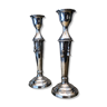 Pair of candle holders, twentieth century