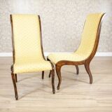 Yellow Swan Armchairs, 1890s, Set of 2
