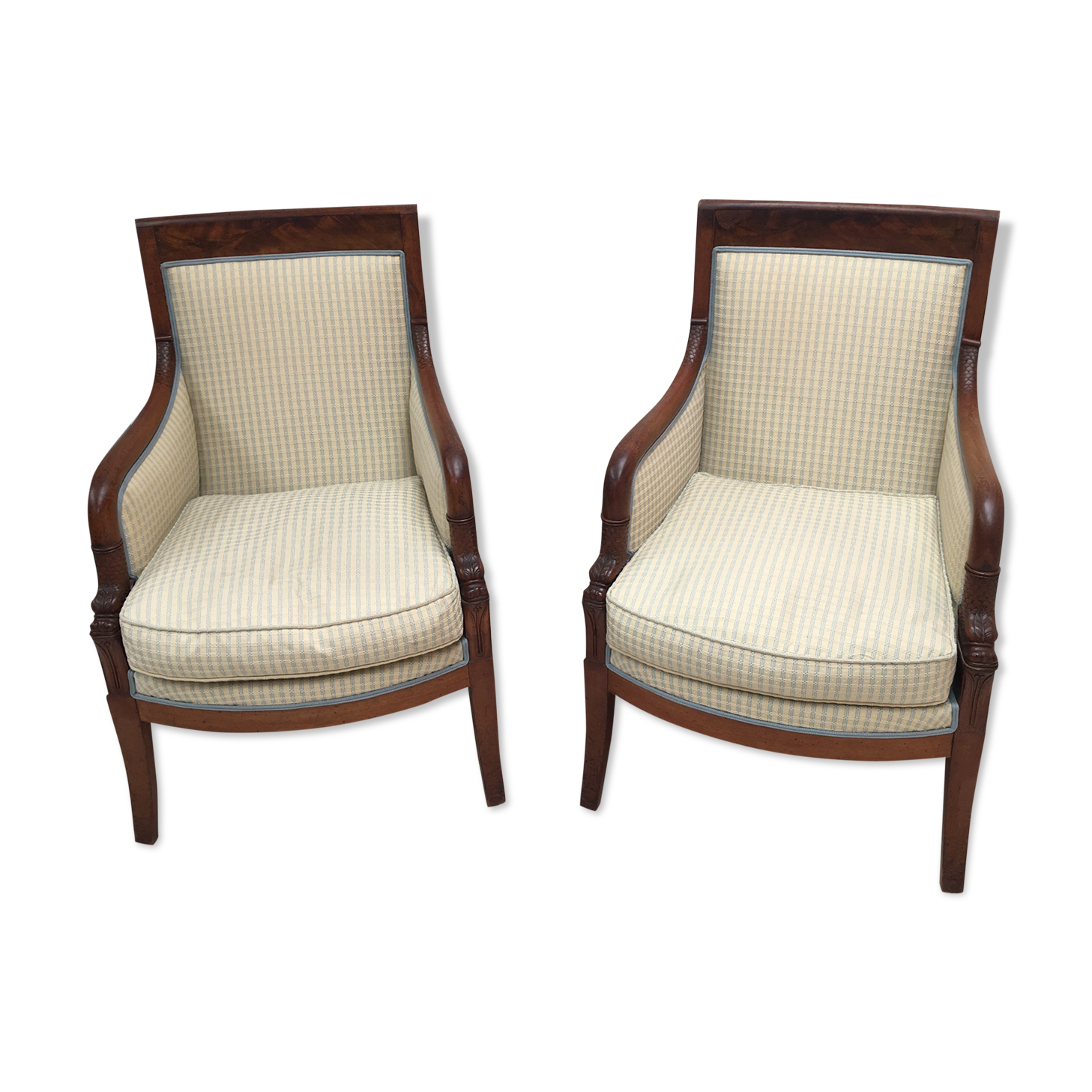 Pair of period shepherdesses restoration