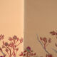 Ancient Japanese folding screen with two panels on a gold background – Japan, circa 1920
