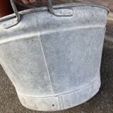 Bassine baignoire en zinc vintage 85 litres